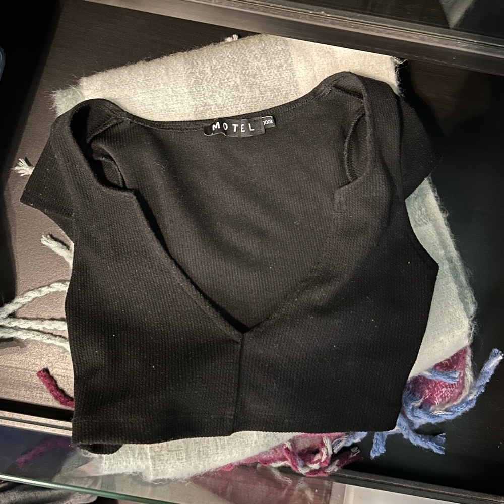 princess polly black top